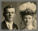 Gustav Adolf Böhling mit Emma Böhling, Süd-Dakota 1909