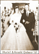 1961, Hochzeit Arnold Gebers mit Muriel Beavers